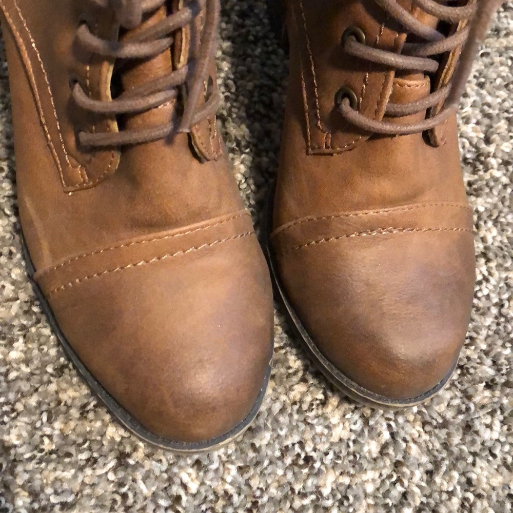 Madden Girl Lace-up Boots - Picture 5 of 7